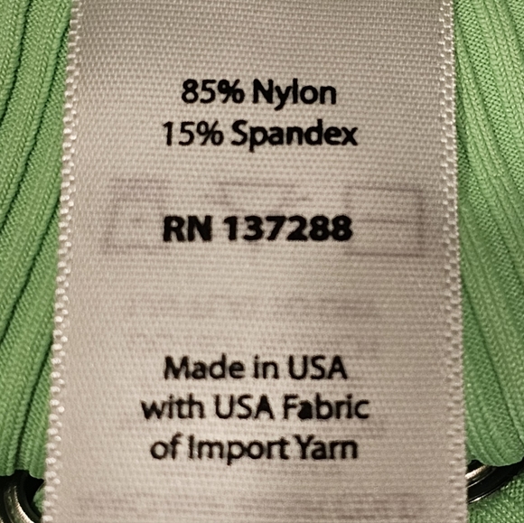 Year Of Ours Ribbed Football Leggings W/ Matching  Ribbed Football Bra In Green  - Picture 11 of 14